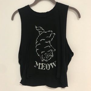 Brandy Melville Cat tank top, Meow